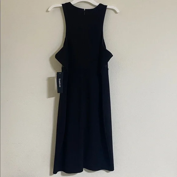 Bebe Black Mini Dress with Embellishments - Picture 5 of 6